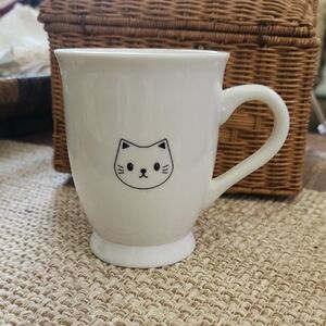 Ask Me About My Cat Face Coffee Mug Tea Cup RARE!!!!